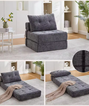 Opvouwbare Sofa Bed met Kussens – Multifunctioneel en Comfortabel