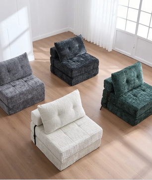 Opvouwbare Sofa Bed met Kussens – Multifunctioneel en Comfortabel