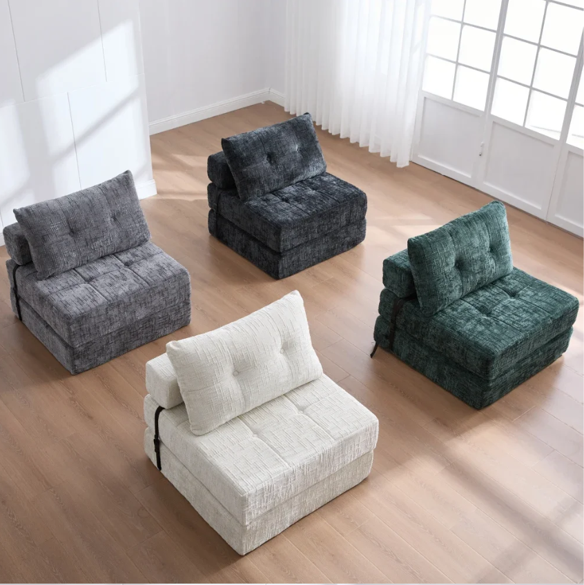 Opvouwbare Sofa Bed met Kussens – Multifunctioneel en Comfortabel