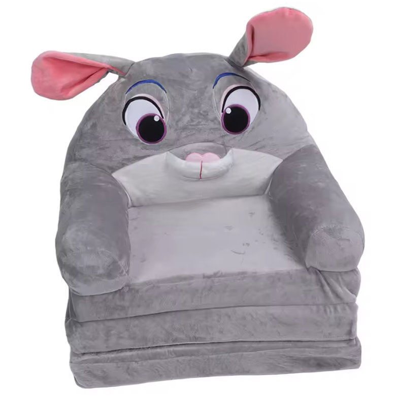 Vouwbare Kinderbank – Schattig Cartoon Sofa Bed voor Kinderen met Armleuningen