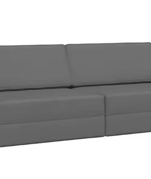 Cozy Grey 2-in-1 Sofa Bed – Versatile Space-Saving Design voor Woonkamer en Slaapkamer