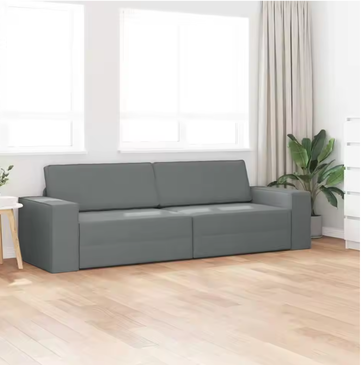 Cozy Grey 2-in-1 Sofa Bed – Versatile Space-Saving Design voor Woonkamer en Slaapkamer