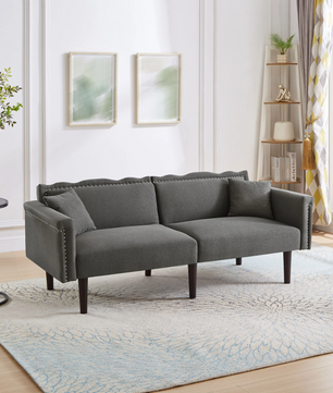 Extendable Sofa Bed – Skin-Friendly Velvet Fabric, Multifunctional Composable Bed