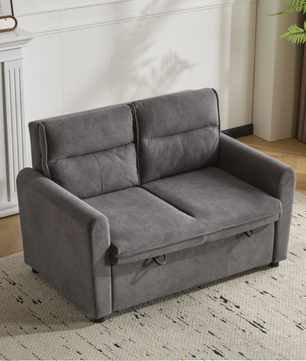 2-Seater Sofa Bed with Pull-Out Function en 5-Position Backrest
