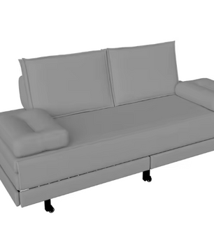 Vouwbare Sofa Bed 90x200 cm – Ruimtebesparend Linnen Dagbed met Uitklapfunctie