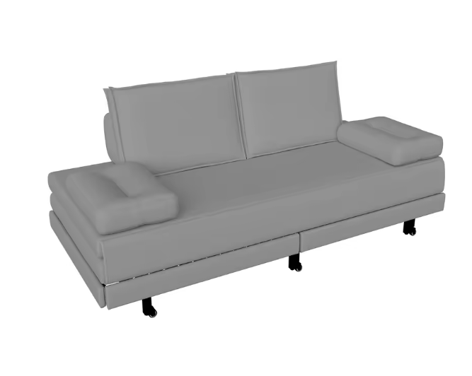 Vouwbare Sofa Bed 90x200 cm – Ruimtebesparend Linnen Dagbed met Uitklapfunctie