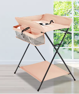 Verstelbare Baby Aankleedtafel – Ergonomisch, Opvouwbaar en met Grote Opbergruimte