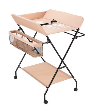 Verstelbare Baby Aankleedtafel – Ergonomisch, Opvouwbaar en met Grote Opbergruimte