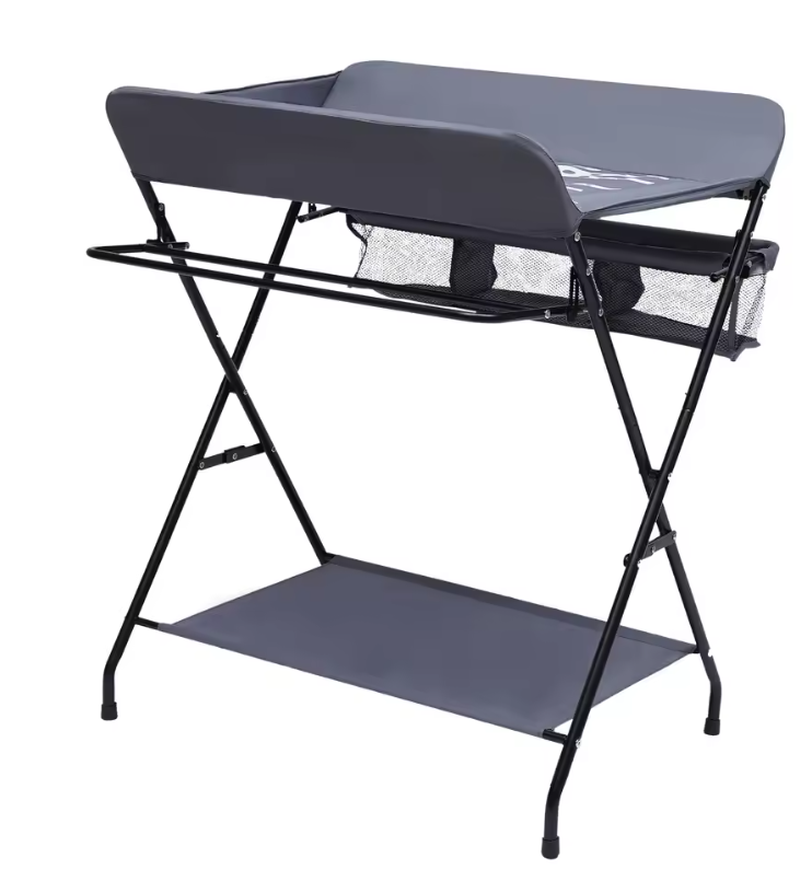 Opvouwbare Baby Aankleedtafel met Opbergruimte – Veilig, Ergonomisch en Ruimtebesparend
