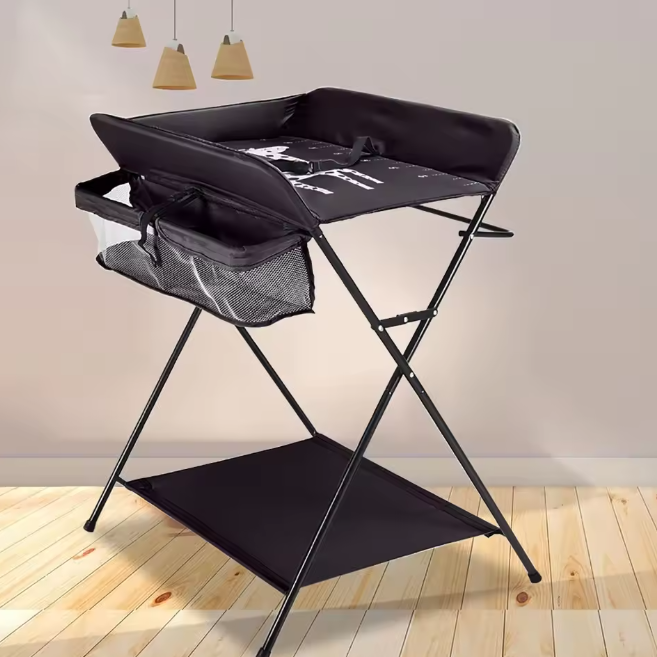 Opvouwbare Baby Aankleedtafel – Draagbaar, Veilig en Met Opbergruimte