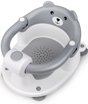 Baby Badstoeltje met Zuignappen – Opvouwbaar, Veilig en Ergonomisch voor Bad en Douche