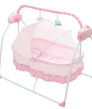 Elektrische Babywieg met Afstandsbediening – Automatisch Schommelen, Opvouwbaar en Muziekfunctie