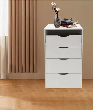 3-in-1 Kaptafel met Opklapbare Spiegel en Verborgen Kruk – Compact, Modern en Ruimtebesparend