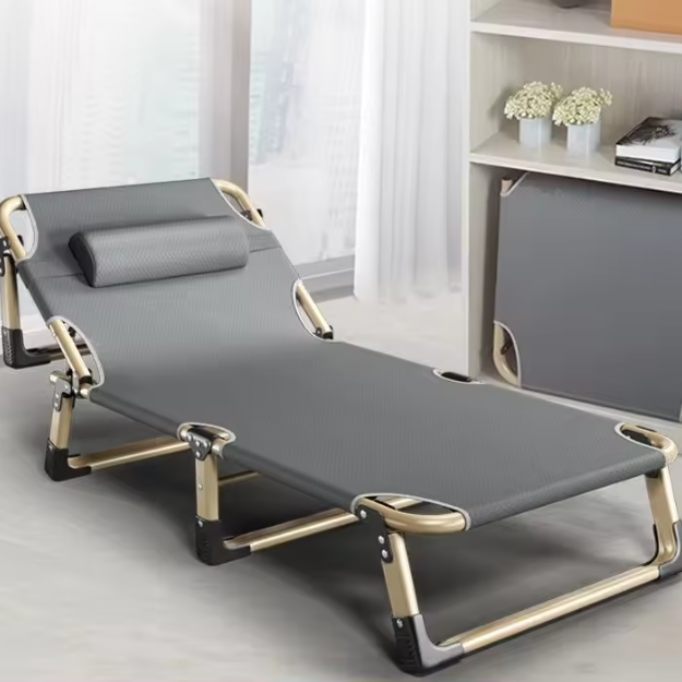 Draagbaar Opklapbed voor Volwassenen – Eenpersoons Vouwbed voor Thuis en Kantoor