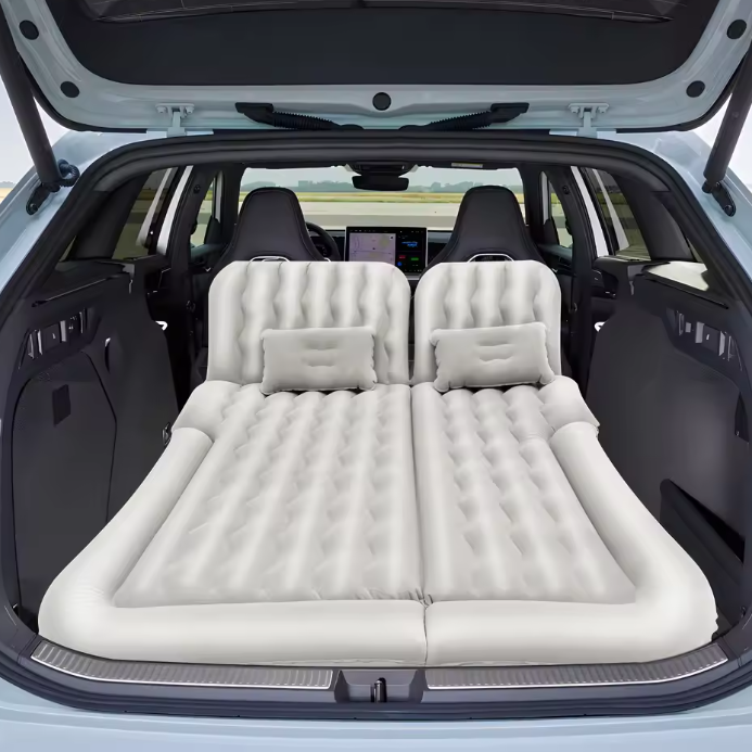 SUV Luchtmatras met Pomp – Opblaasbaar Auto Matras voor Kofferbak en Achterbank