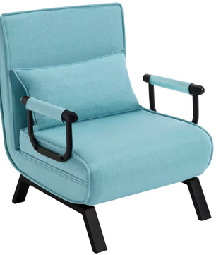 3-in-1 Slaapbank Klapstoel met Verstelbare Rugleuning – Fauteuil, Bank en Gastenbed