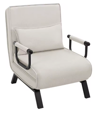 3-in-1 Slaapbank Klapstoel met Verstelbare Rugleuning – Fauteuil, Bank en Gastenbed