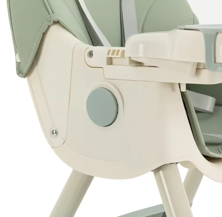 3-in-1 Kinderstoel met Tafel, Wielen en Verwijderbaar Dienblad – Opvouwbaar en Comfortabel