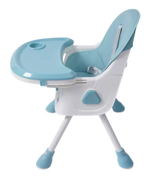 2-in-1 Kinderstoel voor Baby & Peuter – Met Voetsteun en Dienblad