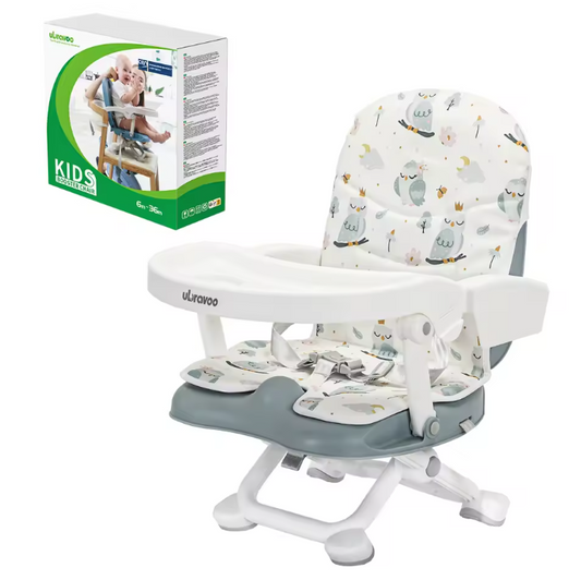 Opvouwbare Draagbare Kinderstoel – Lichtgewicht Stoelverhoger voor Baby en Peuter