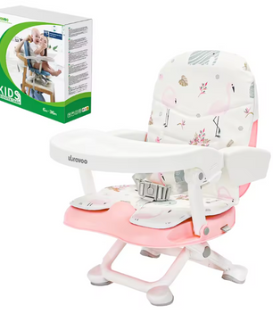 Opvouwbare Draagbare Kinderstoel – Lichtgewicht Stoelverhoger voor Baby en Peuter