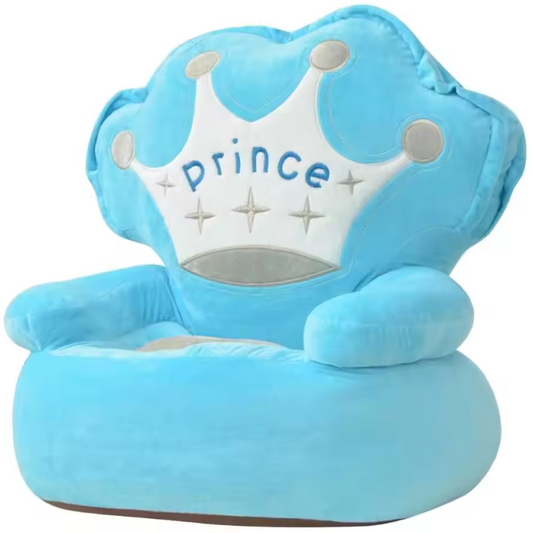 Blauwe Pluche Kinderfauteuil – Zachte Kinderzit voor Speel- en Kinderkamer