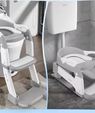 3-in-1 Kindertoiletbril met Trap – Veilig en Comfortabel voor Toilettraining
