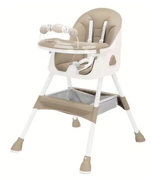 Opvouwbare Baby Eetstoel 6 Maanden+, met Antislip Onderlegger, Speelrek en Afneembaar Eetblad – Veilig, Comfortabel en Ruimtebesparend