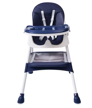 2-in-1 Opvouwbare Baby Kinderstoel – Verstelbaar met Dubbele Eettray