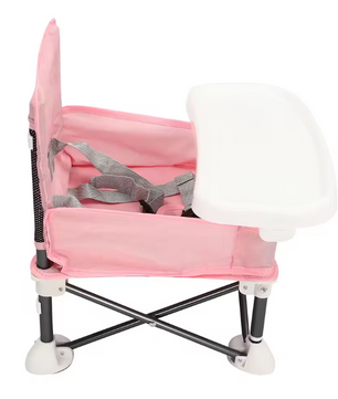 Draagbare Baby Boosterstoel – Opvouwbare Reisstoel met Eettray en Draagtas