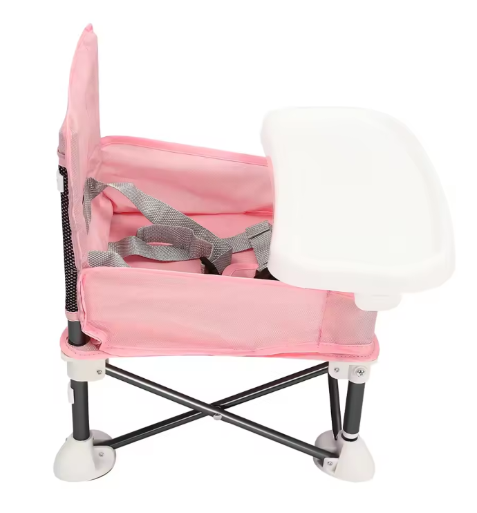 Draagbare Baby Boosterstoel – Opvouwbare Reisstoel met Eettray en Draagtas
