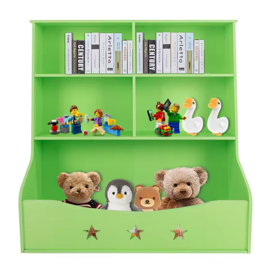 3-Laags Kinderboekenkast met Opbergorganisator – Vloerstaand