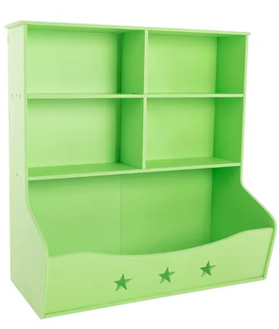 3-Laags Kinderboekenkast met Opbergorganisator – Vloerstaand