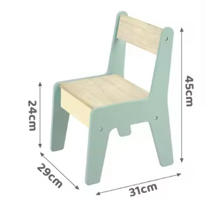 Activiteitentafel met 2 Stoelen en Opbergruimte – 4-in-1 Speel- en Leerset