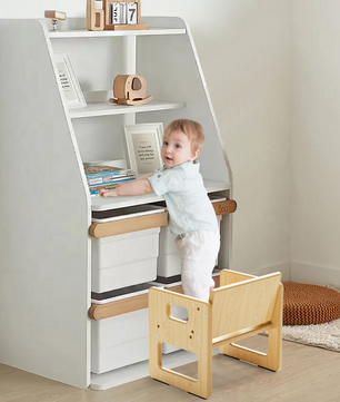 Houten Kinderbureau met Stoel – Studietafel en Speelmeubel voor Kinderen
