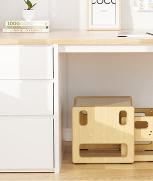 Houten Kinderbureau met Stoel – Studietafel en Speelmeubel voor Kinderen