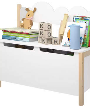 Kinderbank met Rugleuning en Opbergruimte – Zitbank en Speelgoeddoos