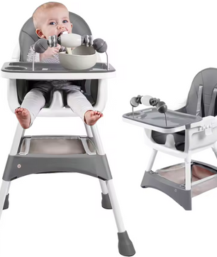 Kinderstoel met Afneembaar Eetblad – Draagbare Eet- en Speelstoel