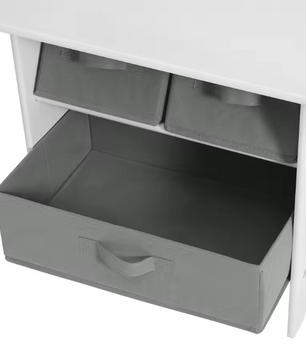 Kindertafel met 2 Stoelen en Opbergruimte – Kindermeubelset voor Leren en Spelen