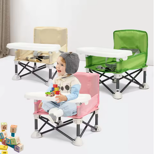 Opvouwbare Baby Boosterstoel – Draagbare Kinderstoel voor Thuis en Onderweg (0–2 jaar)