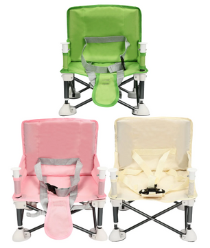 Opvouwbare Baby Boosterstoel – Draagbare Kinderstoel voor Thuis en Onderweg (0–2 jaar)