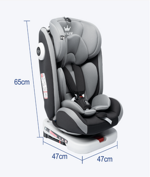 360° Draaibare Autostoel voor Kinderen met ISOFIX en 5-Puntsgordel (9–36 kg)