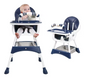 Draagbare Baby Kinderstoel met Dubbel Dienblad en Speelrek