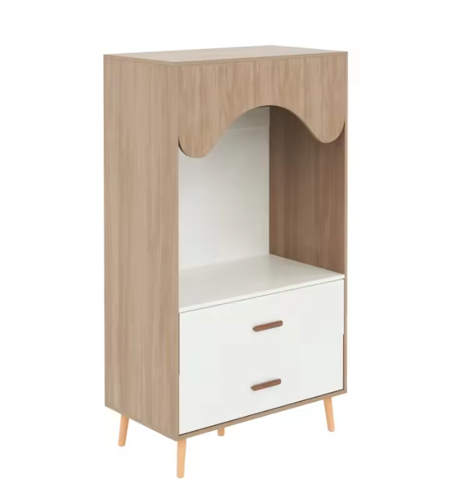 Moderne Kindergarderobe met Kledingstang en Lades – Open Kledingkast