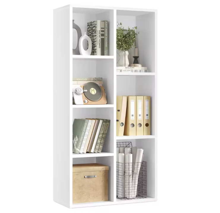 Boekenkast met 7 Compartimenten – Kubusrek voor Woonkamer en Kantoor