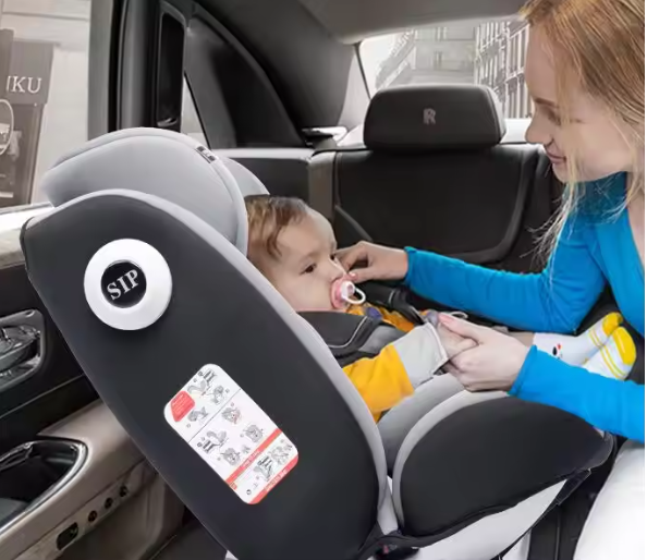360° Draaibaar Kinderautostoeltje met ISOFIX en Top Tether – 9–36 kg
