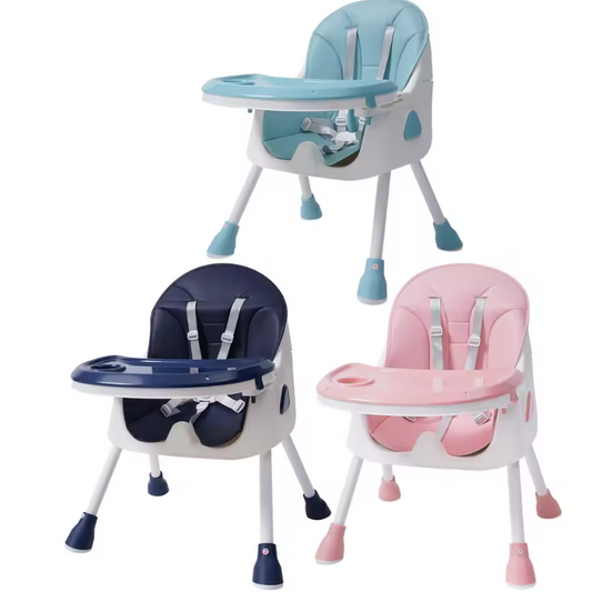2-in-1 Baby Eetstoel met Voetsteun en Afneembaar Blad – Verstelbaar en Veilig