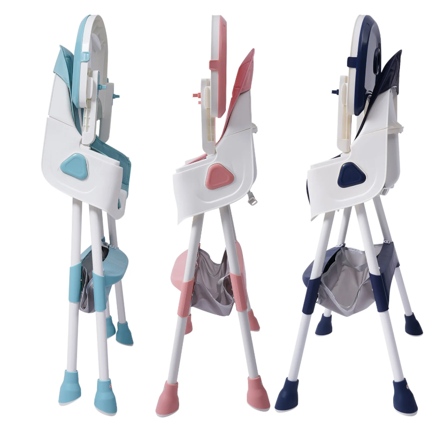 2-in-1 Baby Eetstoel met Voetsteun en Afneembaar Blad – Verstelbaar en Veilig