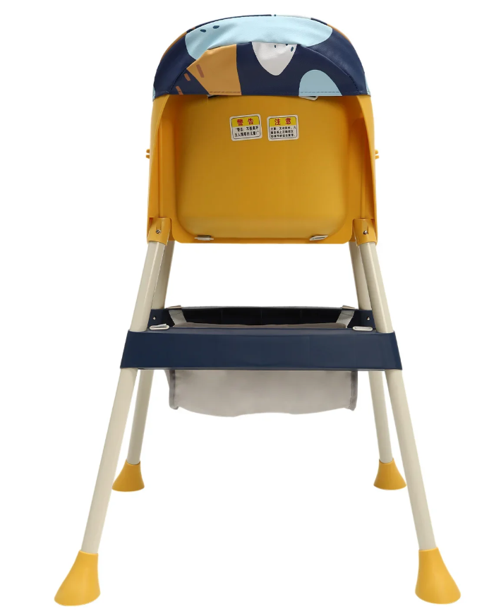 4-in-1 Opvouwbare Baby Eetstoel met Blad en Voetsteun – Voor Thuis en Onderweg