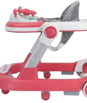 2-in-1 Baby Loopwagen en Duwloopwagen – Opvouwbaar met Afneembare Tray